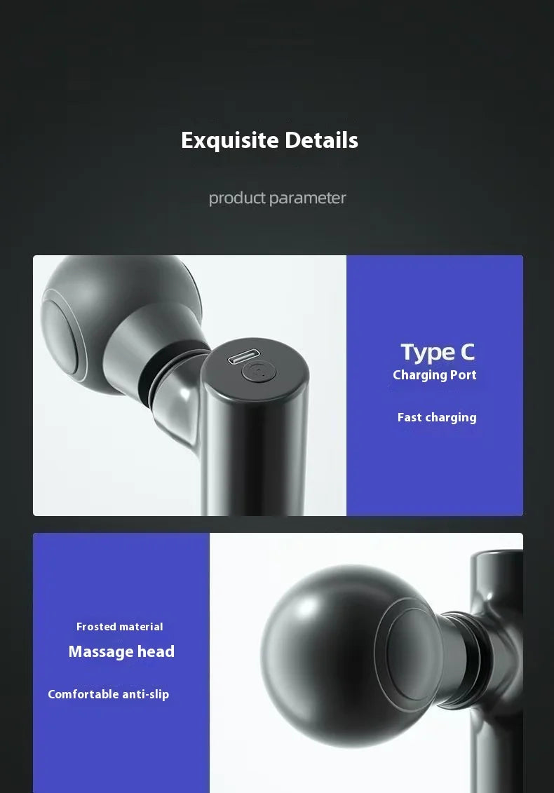 Portable Deep Tissue Mini Muscle Massage Gun - 16