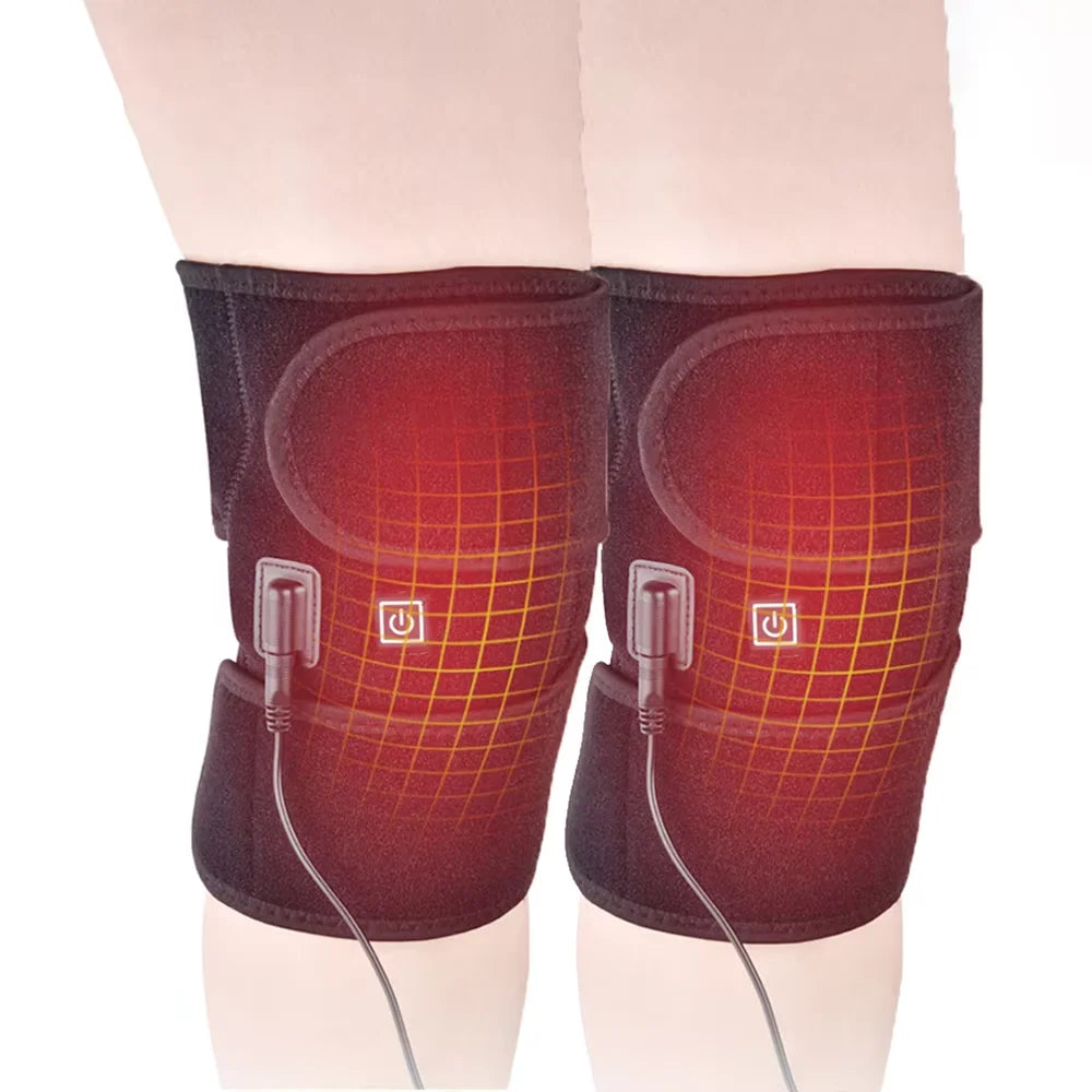 USB Electric Heated Knee Brace for Joint Pain and Recovery - 12
