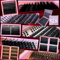 DIY Eyelash Cluster Extension Kit for Professional Volume