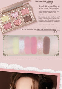 6-Color Matte and Shimmer Eyeshadow Makeup Palette