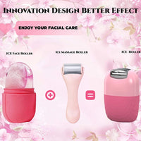 2-in-1 Cooling Ice Facial Roller and Contouring Tool