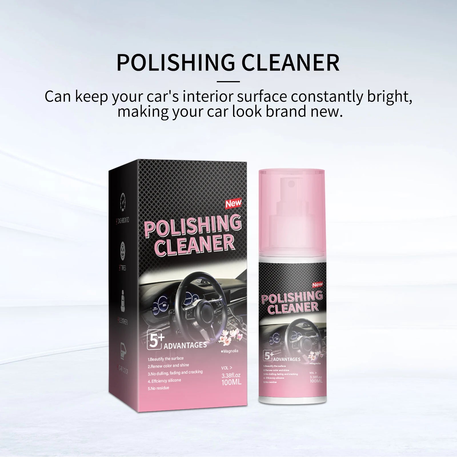 All-in-One Car Interior Restorer and Polishing Cleaner - 10