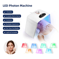 7-Color LED Photon Therapy Mask with Nano Hydration Mist
