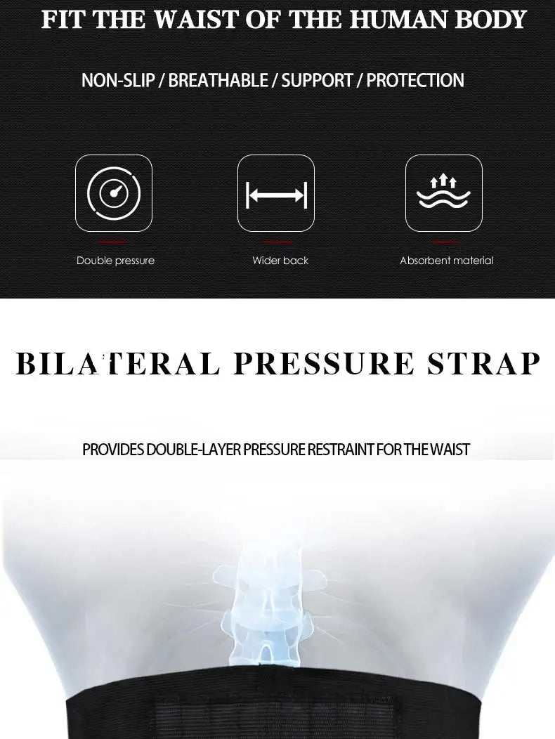Adjustable Sports Waist & Back Support Trimmer Belt - 8