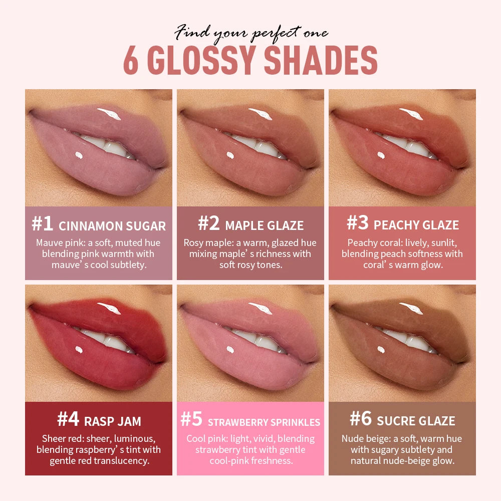 Hydrating Tinted Lip Serum for Plump Glossy Lips - 10