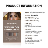 Waterproof Long-Lasting Eyebrow Tint Gel Set