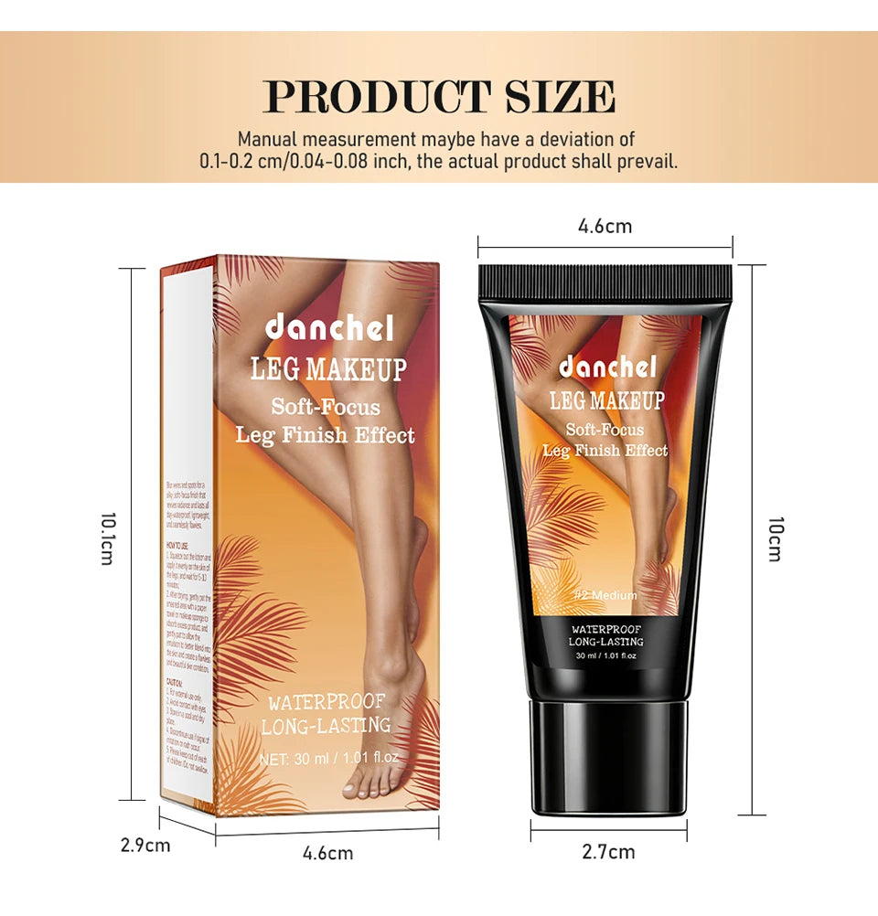 Waterproof Leg Foundation for Flawless Even Skin - 16