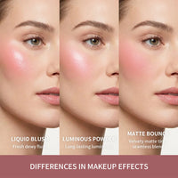 Matte Bouncy Cream-to-Powder Blush for Natural Glow