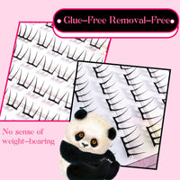 Self-Adhesive Korean Style Individual Cluster Eyelashes