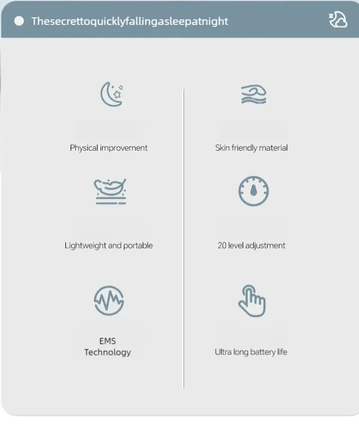 Microcurrent Handheld Sleep Aid Device for Insomnia and Anxiety - 8