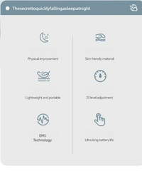 Microcurrent Handheld Sleep Aid Device for Insomnia and Anxiety