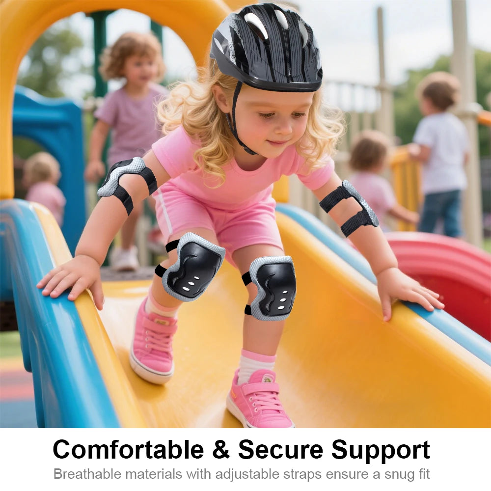 Kids Protective Gear Set with Helmet and Pads - 17