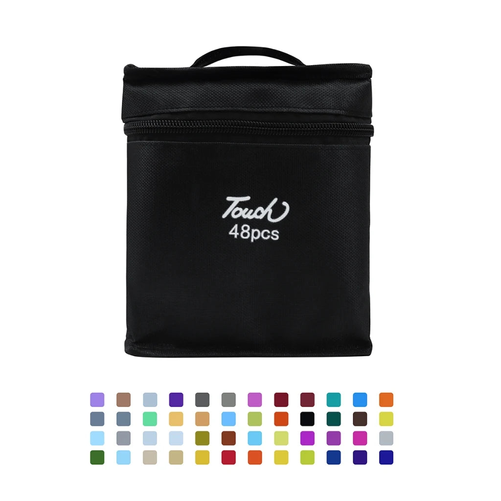 Professional Double-Sided Art Marker Set for Drawing and Sketching - 9