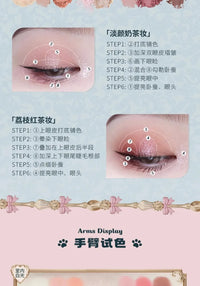 8-Color Glitter and Matte Eyeshadow Palette