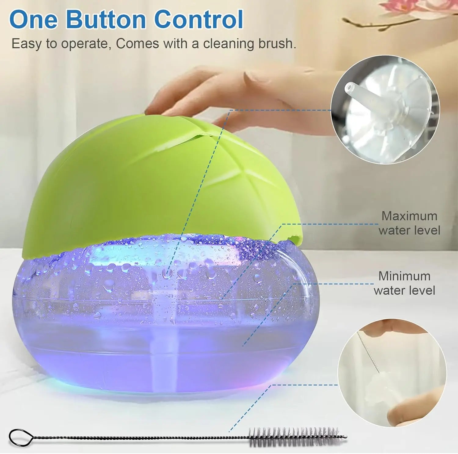 Aromatherapy Air Purifier and Humidifier Diffuser - 4
