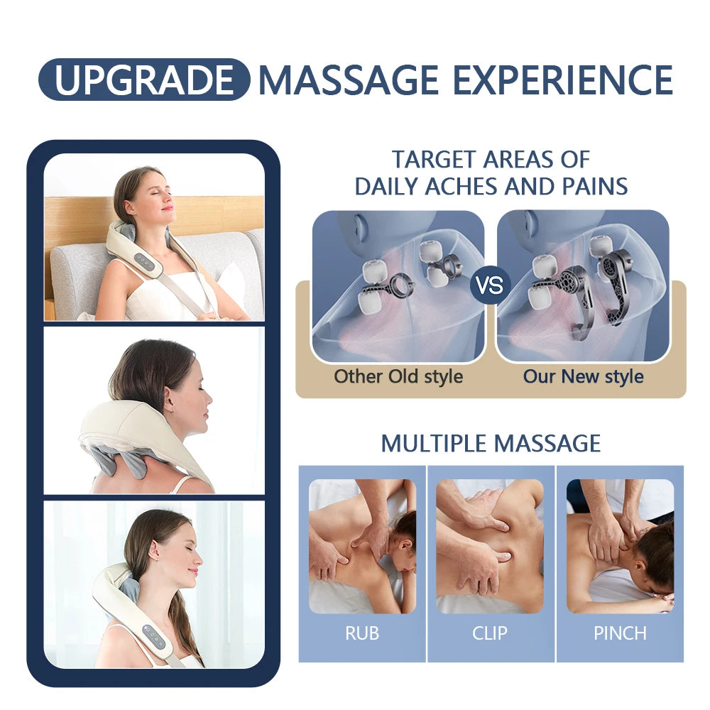 Cordless Deep Tissue Neck and Shoulder Massager - 31