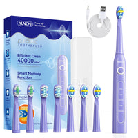Ultrasonic Electric Toothbrush with 8 Brush Heads