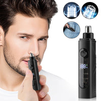Painless Rechargeable Electric Nose and Ear Hair Trimmer