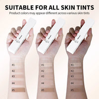 Full Coverage Cream Foundation Stick with Built-in Brush