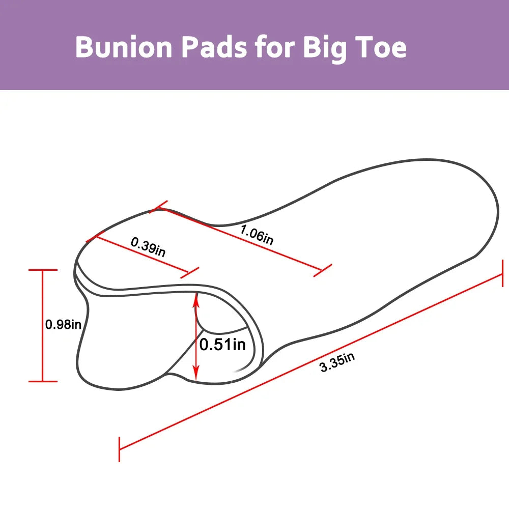 Gel Bunion Corrector and Toe Spacer for Pain Relief - 6