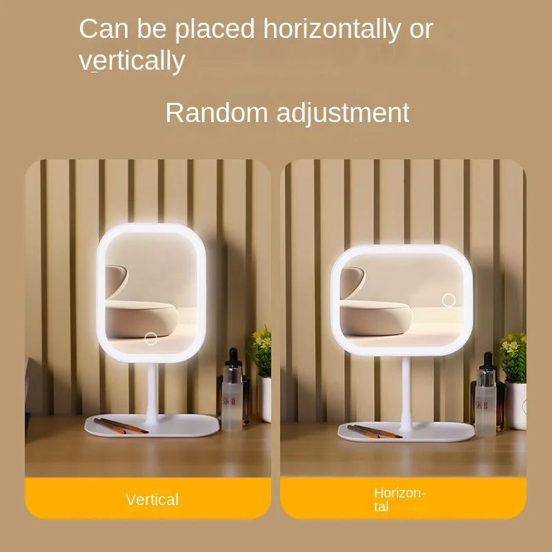 LED Vanity Mirror with 3-Color Adjustable Lighting - 10