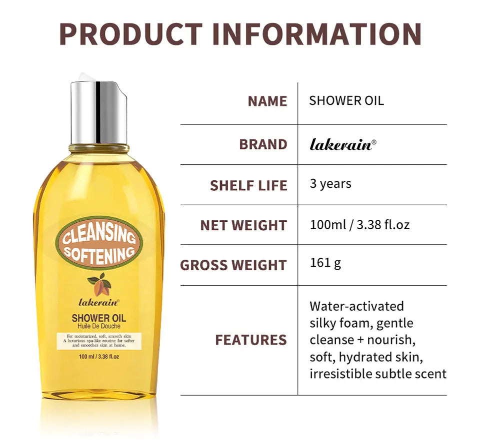 Hydrating Cleansing Shower Oil for Silky Smooth Skin - 16