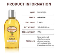 Hydrating Cleansing Shower Oil for Silky Smooth Skin