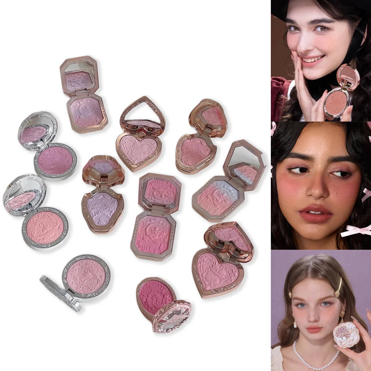 Long-Lasting Matte Powder Blush for Natural Cheek Color - 1