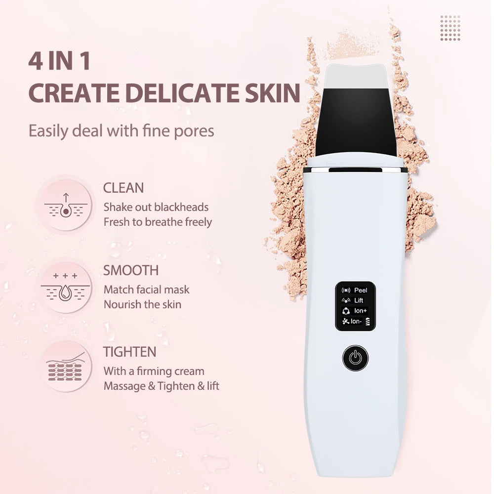 Ultrasonic Facial Skin Scrubber for Deep Pore Cleansing - 5