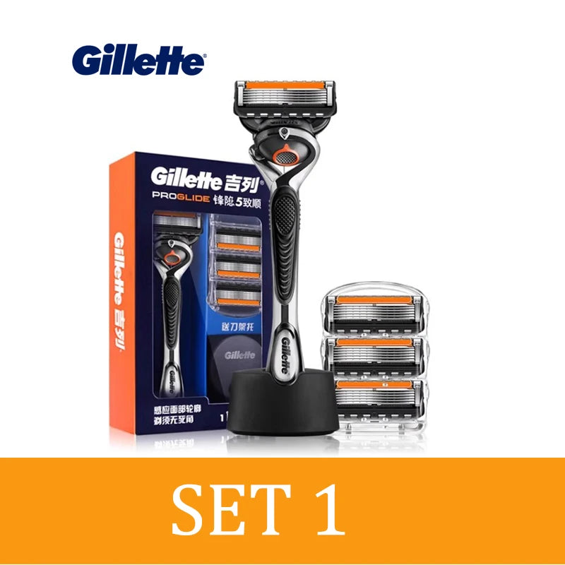 5-Blade Precision Men's Shaving Razor with Flexball Tech - 25