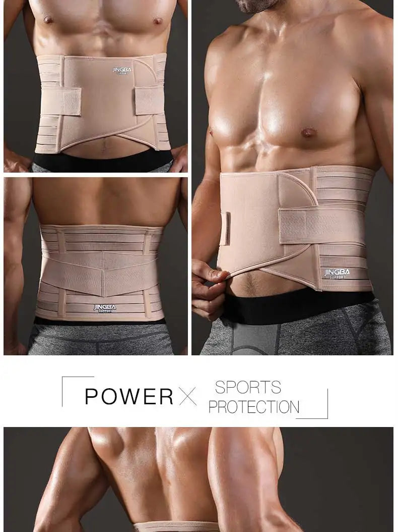 Adjustable Lumbar Support and Waist Slimming Belt - 16