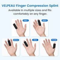 Finger Compression Splint for Pain Relief and Injury Recovery