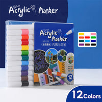 Professional Acrylic Paint Marker Set for DIY Crafts and Art