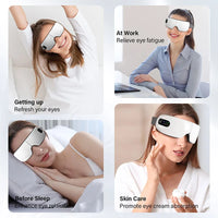 Smart Heated Eye Massager for Fatigue and Sleep Relief