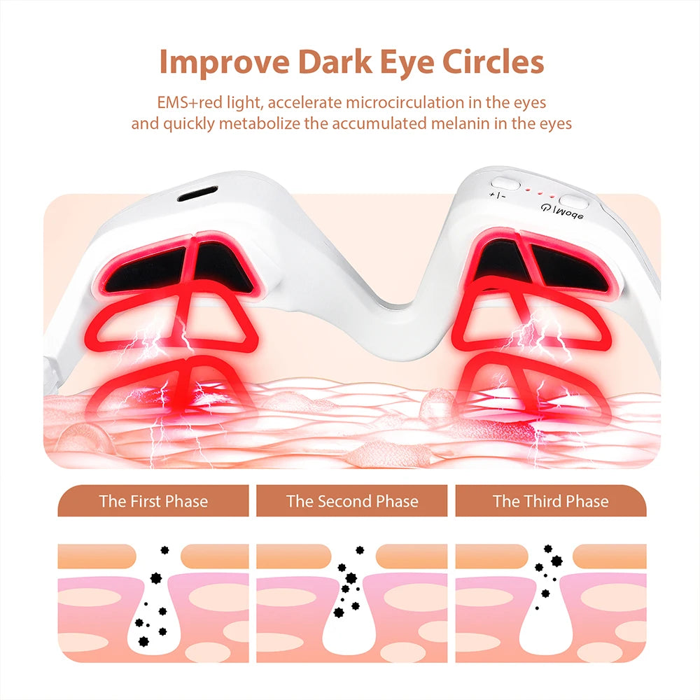 EMS Eye Massager for Dark Circles and Fatigue - 3