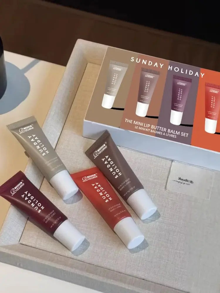 Hydrating Tinted Lip Balm Set for Soft Plump Lips - 10