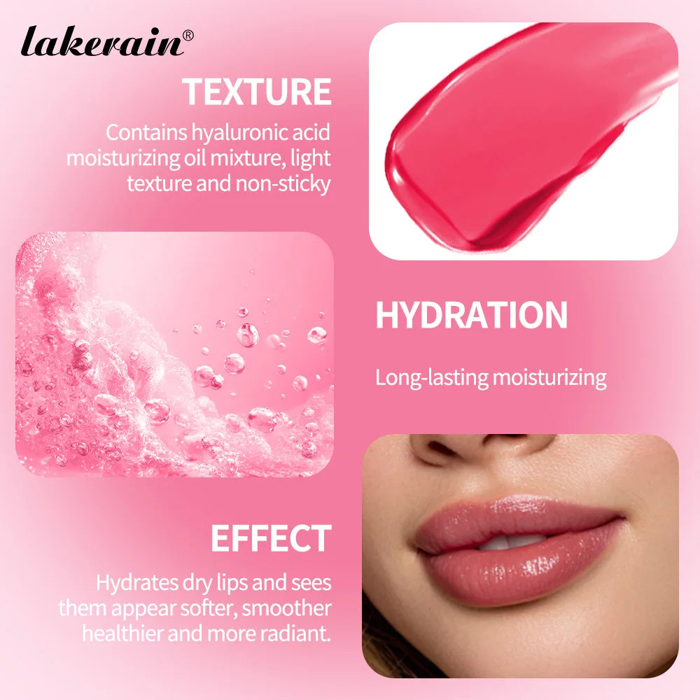 Moisturizing Glow Lip Oil Balm for Smooth Hydrated Lips - 4