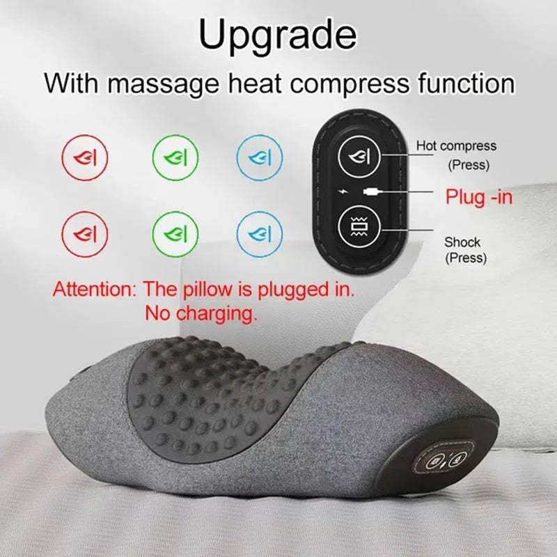 Cervical Neck Traction & Heating Massage Pillow - 15