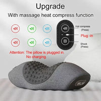 Cervical Neck Traction & Heating Massage Pillow
