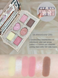 6-Color Eyeshadow Palette with Matte and Shimmer Finishes