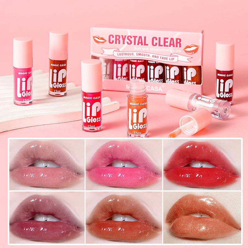 6-Piece Hydrating Water-Gloss Lip Oil Set - 2