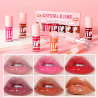 6-Piece Hydrating Water-Gloss Lip Oil Set