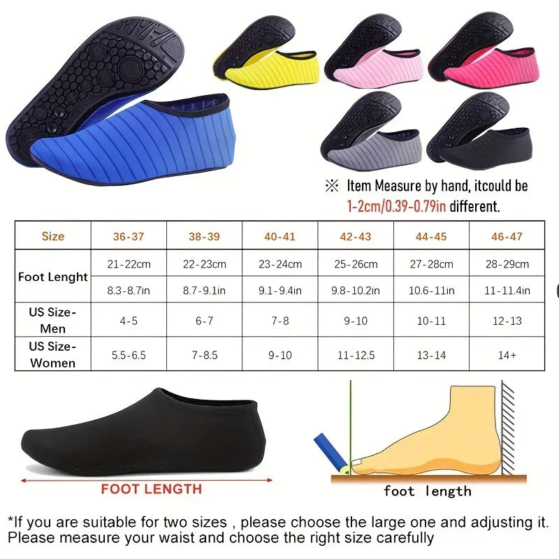 Quick-Dry Anti-Slip Water Shoes for Beach and Swimming - 2