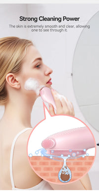 Rechargeable Silicone Facial Cleansing Brush