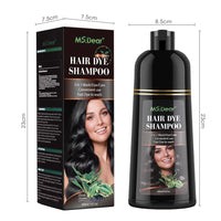 Instant Herbal Hair Color Dye Shampoo