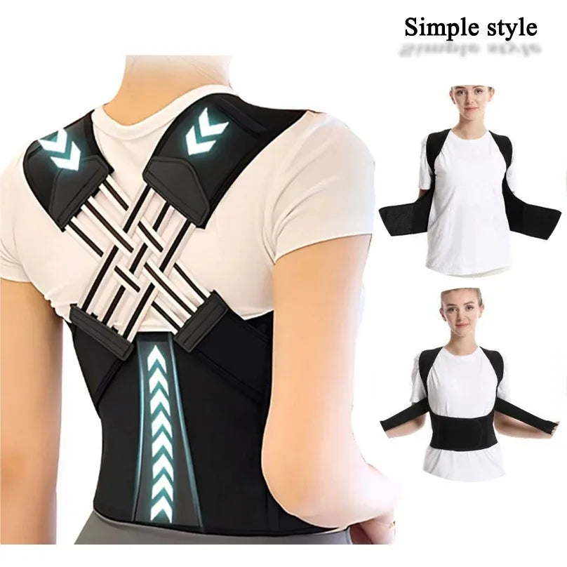 Adjustable Back Posture Corrector Support Brace - 9