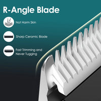 Electric Waterproof Body Hair Trimmer for Men