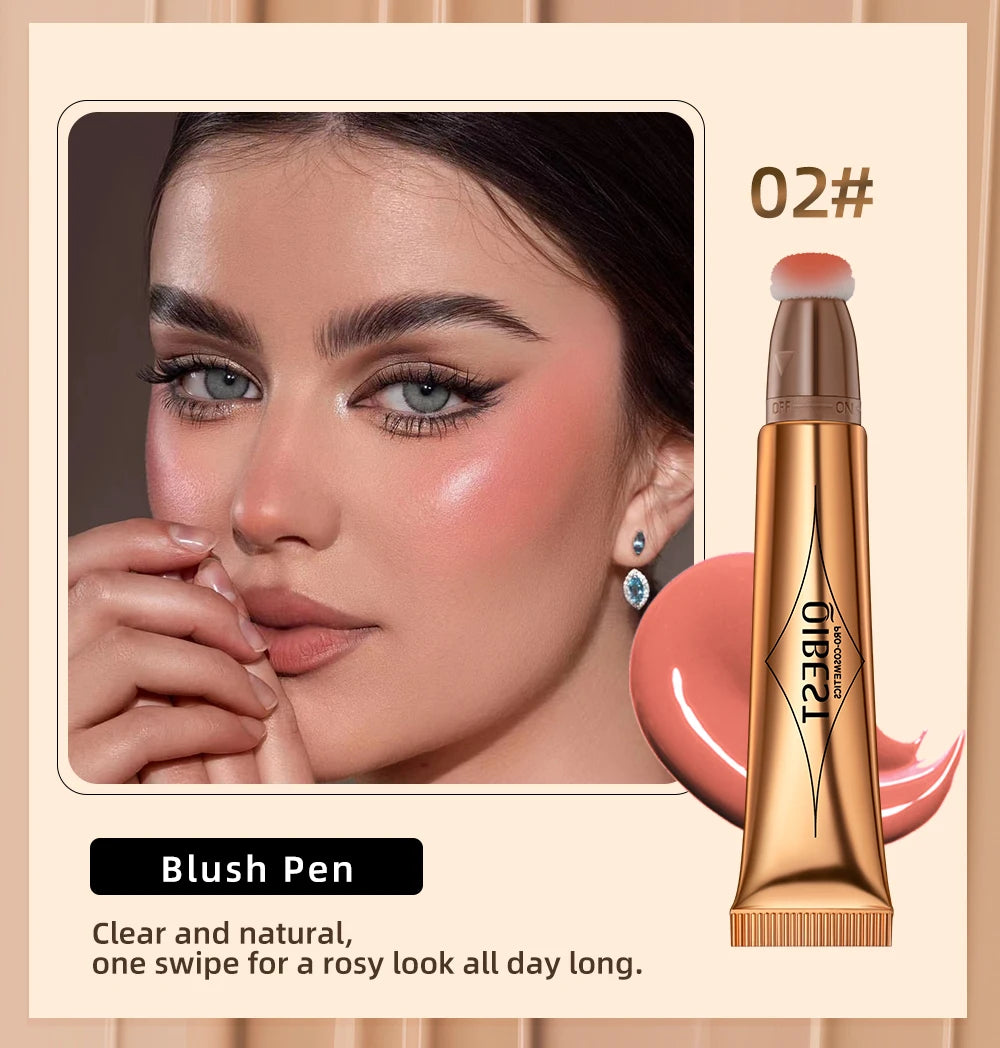 Liquid Contour, Blush and Highlighter Wand with Cushion Applicator - 13