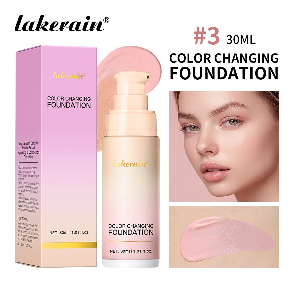 Color-Changing Liquid Foundation for Flawless Radiant Skin - 23