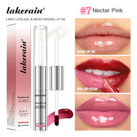 2-in-1 Waterproof Peel-Off Lip Stain and Hydrating Oil